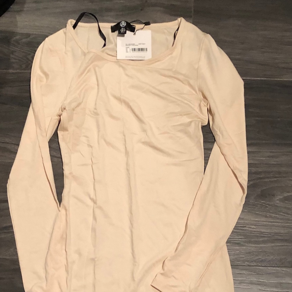 Nude bodycon dress